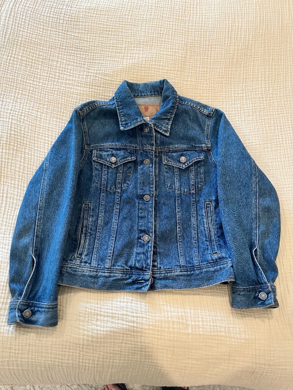ABERCROMBIE & FITCH JEAN JACKET - L